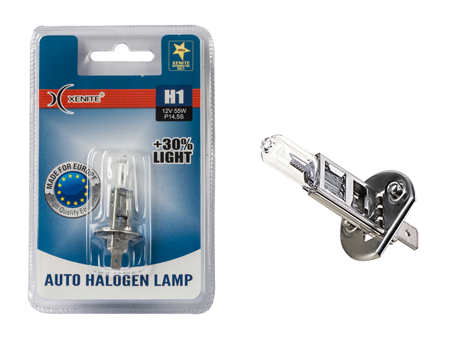XENITE | H1 STANDART+30% | 12V 55W | упаковка 1шт. превью 1