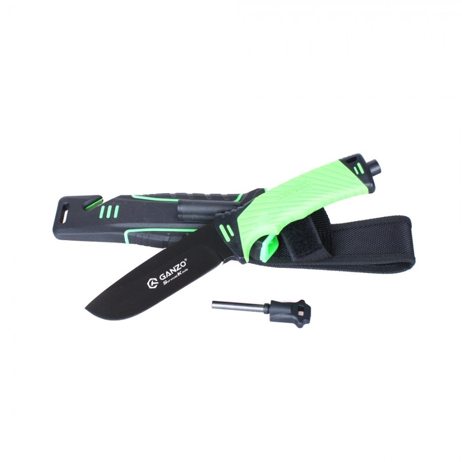 GANZO | Нож Ganzo G8012 LG | полная длина:245мм, клинок:115мм, масса:356г,ножны в комплекте | превью 1