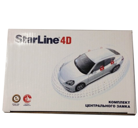 StarLine | SL-4D (YR-301-4D)| комплект центрального замка | превью 1