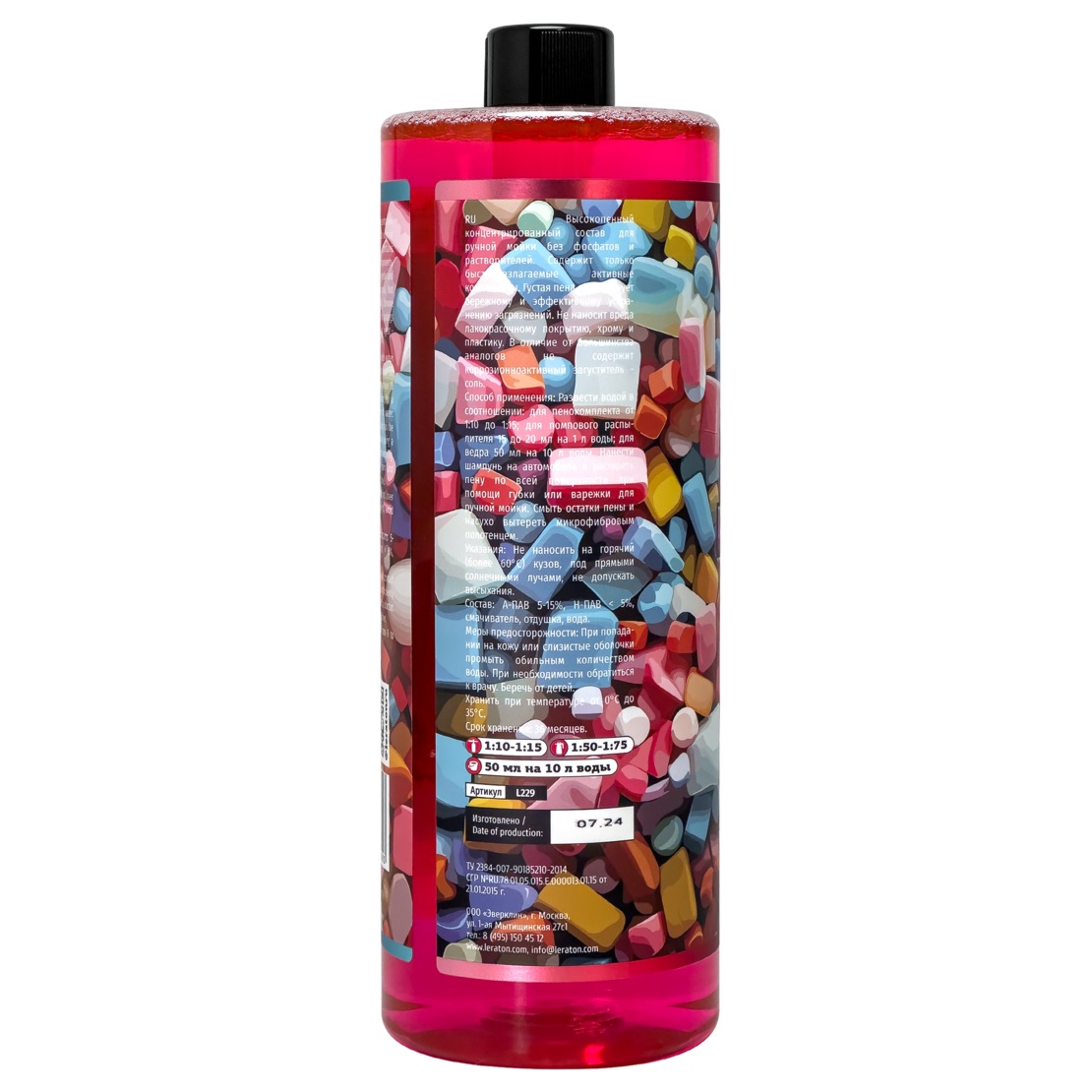 LERATON | A1 | Шампунь для ручной мойки LERATON A1 1л | превью 2