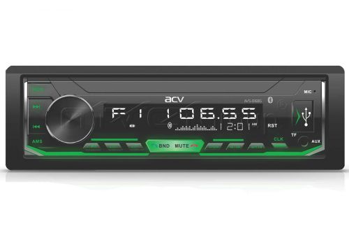 ACV AVS-816BG 1din зеленая Bluetooth USB AUX SD FM 4*50