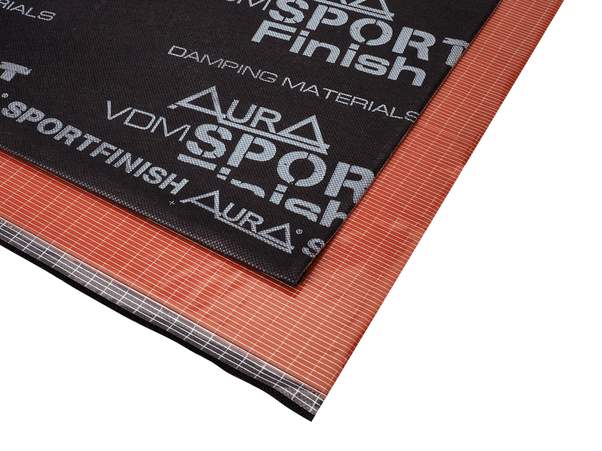 AurA | VDM-SPORT FINISH  | Финишный звукоизолирующий барьер, толщ 3 мм, 500 мм х 275 мм, упак 18 л | превью 2