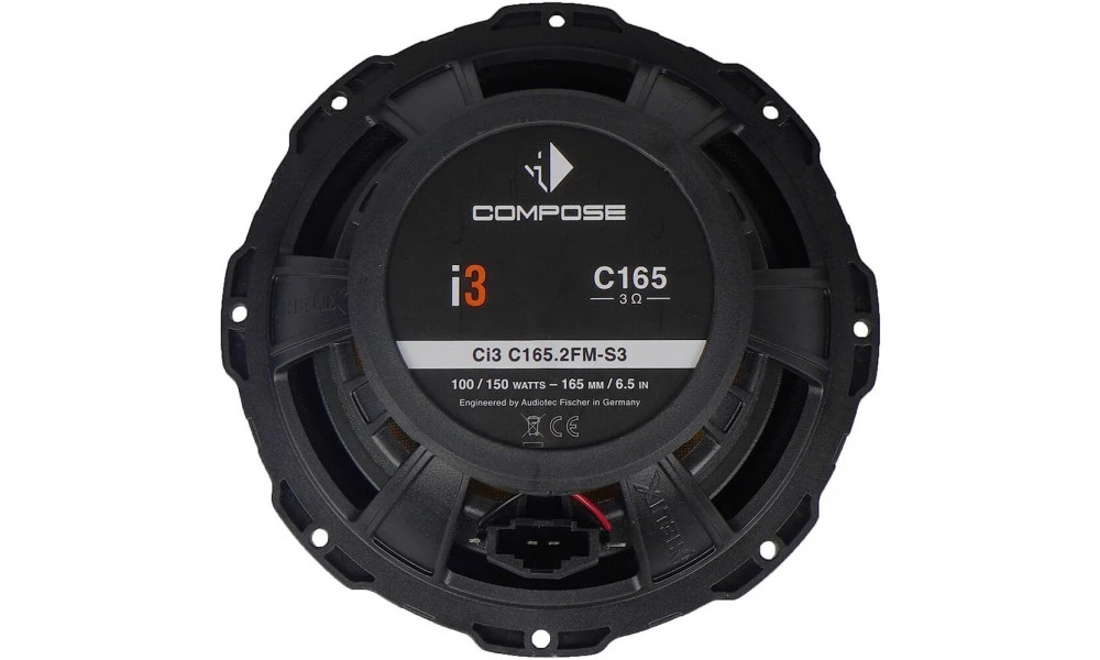 Helix | Ci3 C165.2FM-S3 | коаксиальная акустика, 6,5", 100/150Watts, 3Om | 6