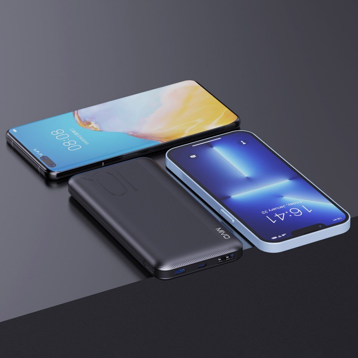 Mivo | MB-106Q | Power Bank 10000 мА⋅ч  для зарядки   телефонов, смартфонов, Индикатор заряда | 4