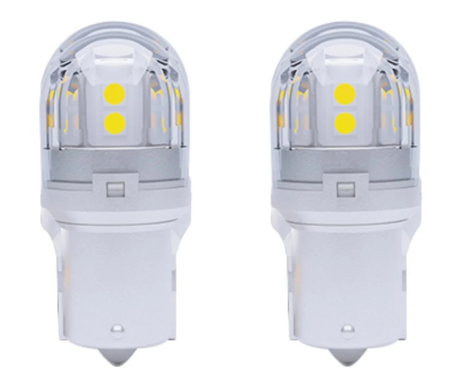 SVS |  P21/5W 1157 | 12-24V Диодная лампа с цоколем, 350Lm 6000K, белая уп.2шт 15SMD | превью 2