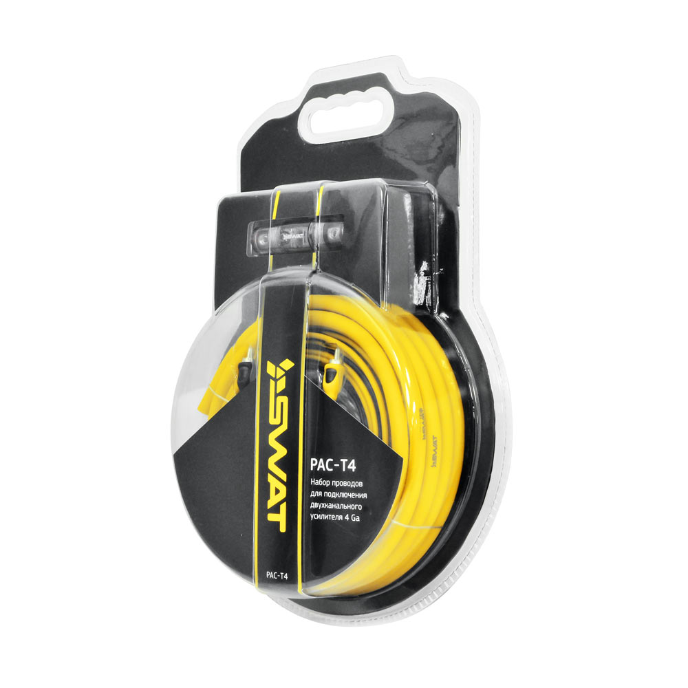 Swat | PAC-T4 | для 2-х кан. усилителя, сил. каб 4Ga | 1