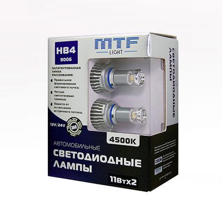 MTF | HB4(9006) 4500K | Набор светодиодных ламп 12/24V, комплект 2 штуки  | превью 1