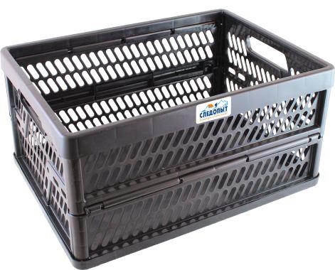 СЛЕДОПЫТ | Ящик F-02 |, универсальный,пластиковый, складной, с ручками 35л.. | 1