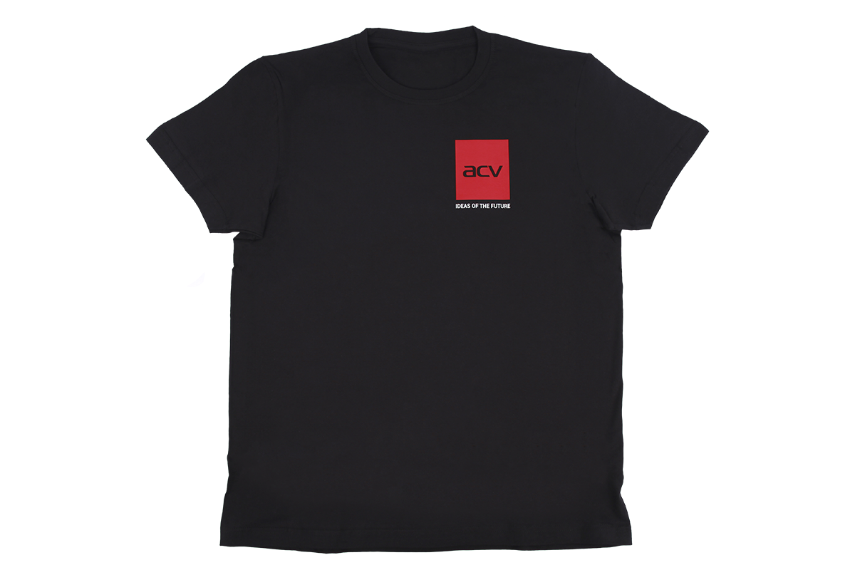 ACV | Футболка | Черная красный логотип | XL | превью 1