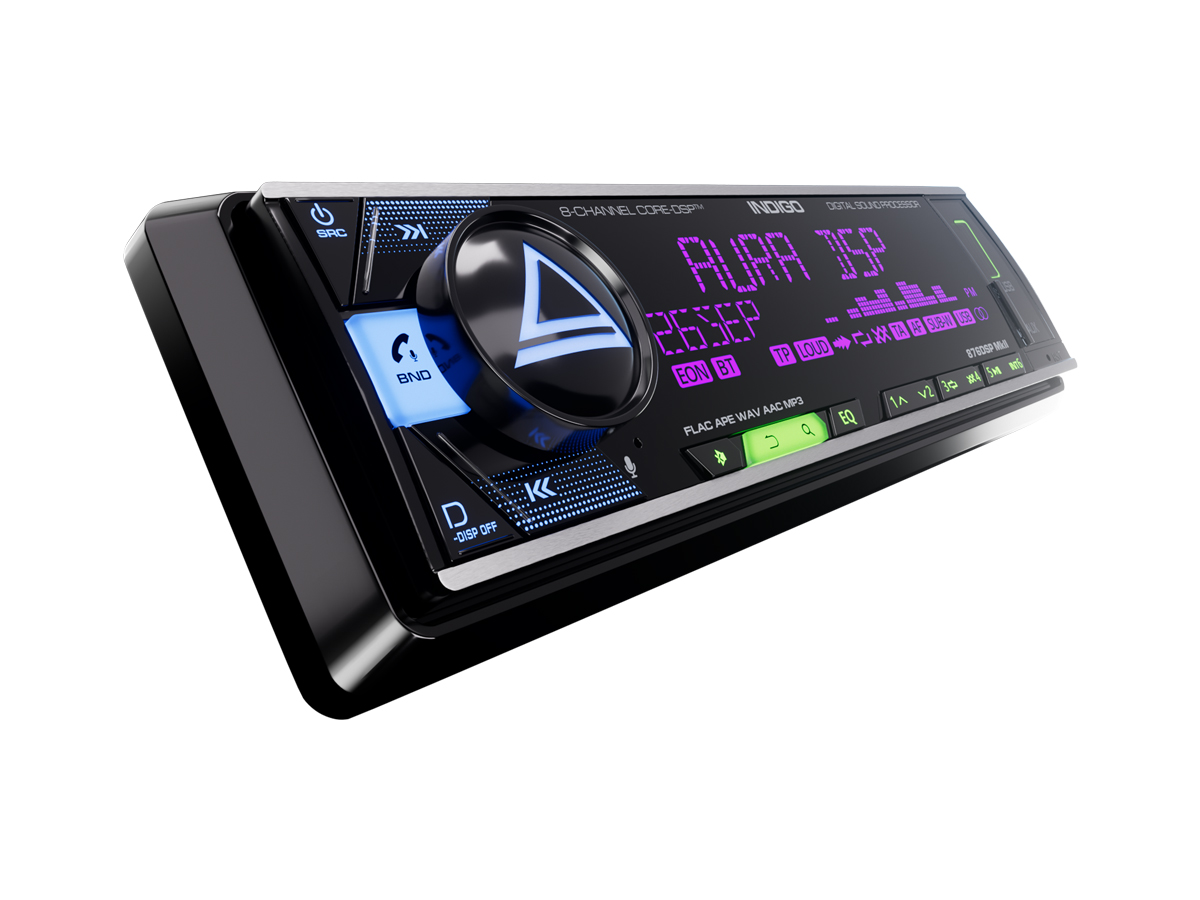 AurA | INDIGO-876DSP MkII | CORE-DSP (8 RCA, 6V), FLAC, BT 5.3, APP, 3-ZONE RGB, D-SWC, ДУ | 1