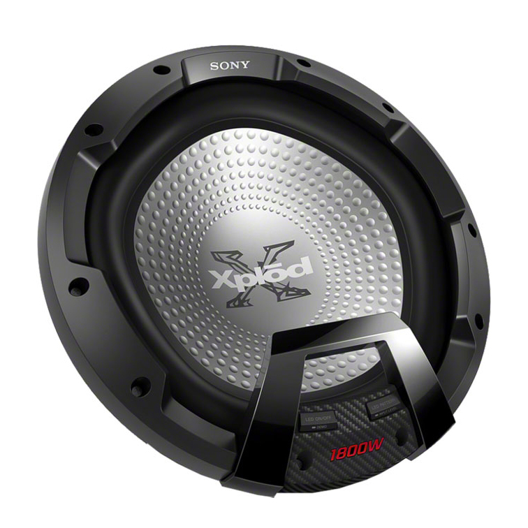 Sony XS-LEDW12 12, светодиодная подсветка,1800Вт, 4 ом