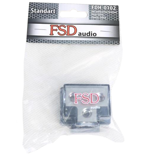 FSD audio | FHD-0102 | Дистрибьютор, вход 1x0Ga, выход 2/4Ga блистер | превью 3