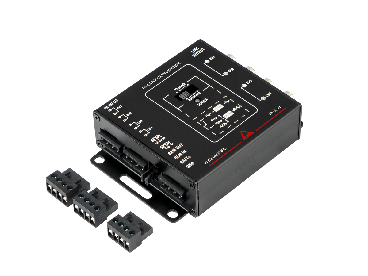 AurA | RHL-4 | Конвертор уровня, 4 канала, силовой вход - RCA выход, сумматор | 4