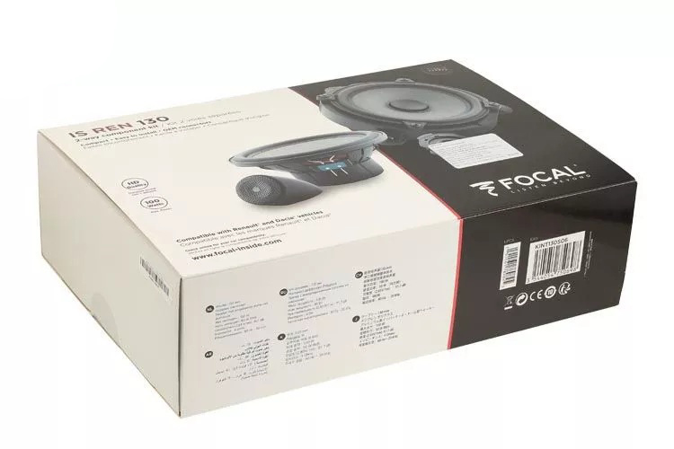 Focal | IS REN130 | 2-х компонентная акустика 13см для а/м Renault/60Вт/60Гц-20кГц | 4