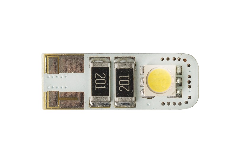 XENITE| T10 W5W CANBUS CAN207 | 2SMD  +50% Диодная лампа БЦ с ОБМАНКОЙ , 40Lm , белая уп.2шт | превью 2