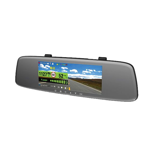 Sho-Me | Combo Mirror N | Зеркало 7" Full HD, ЖК-экран: G-сенсор, микрофон, GPS-датчик| 1
