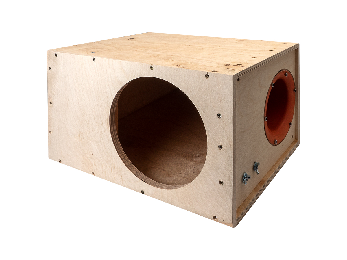 D/S/D | Короб 15"ФАНЕРА двойная стенка |  Корпус Искра БЕЗ ПЕРЕТЯЖКИ фазоинвертор  200 мм , 96л | превью 2