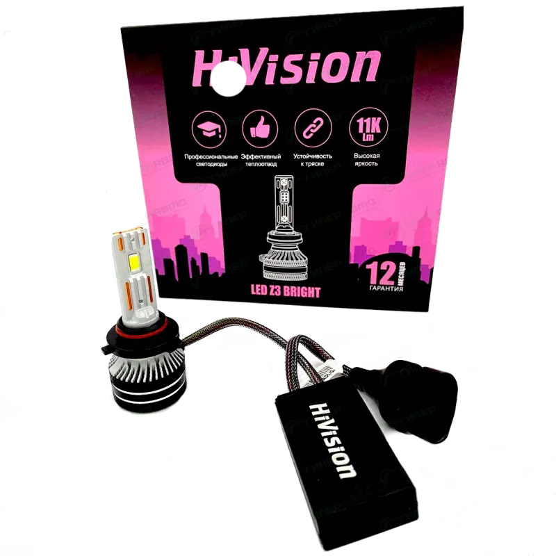 HiVision | Z3 Bright | HB3/H10/9005 6000K комплект 2 шт. | превью 2