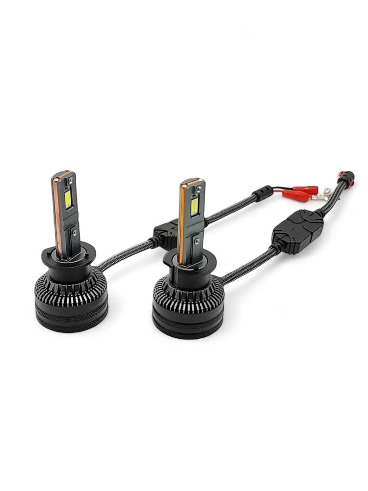 AOZOOM | P9 H1 | с вентилятором , 5500K , 12V, 52 Вт, 4200Lm комплект 2 шт. | 1