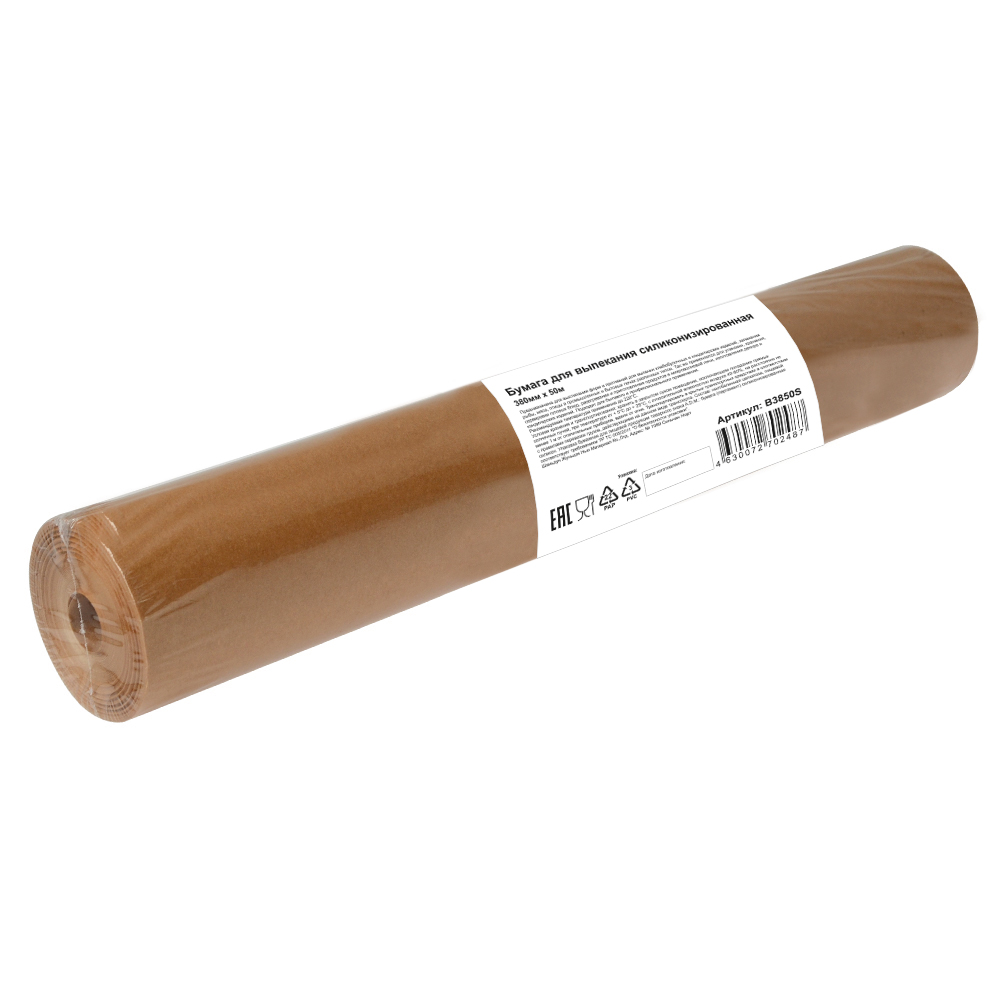 Komfi | B3850S | Бумага для выпекания силиконизированная, 380мм х 50м, 35г/м2| превью 1