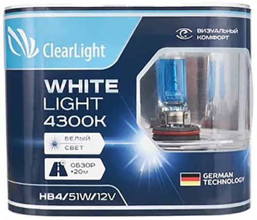 ClearLight | WhiteLight HB4 | 12V-55W Блистер 2 штуки | превью 1