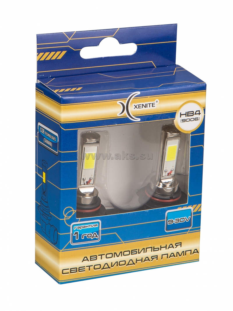 XENITE | COB HB4  5000K | Светодиодная лампа ДЛЯ ТУМАНОК 9-30V  1200 Lm,  2шт.  | превью 1