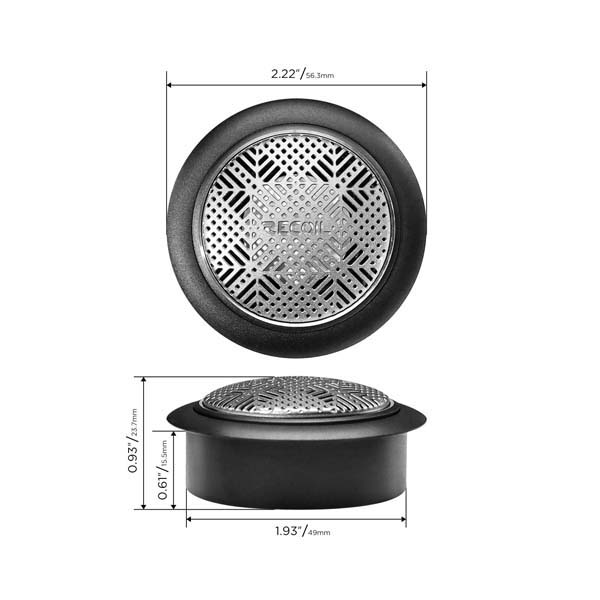 Recoil | Твитеры RDT1 | высокочаст. керамический купол, 4Ом, 1700 - 20000 Hz,  | 4