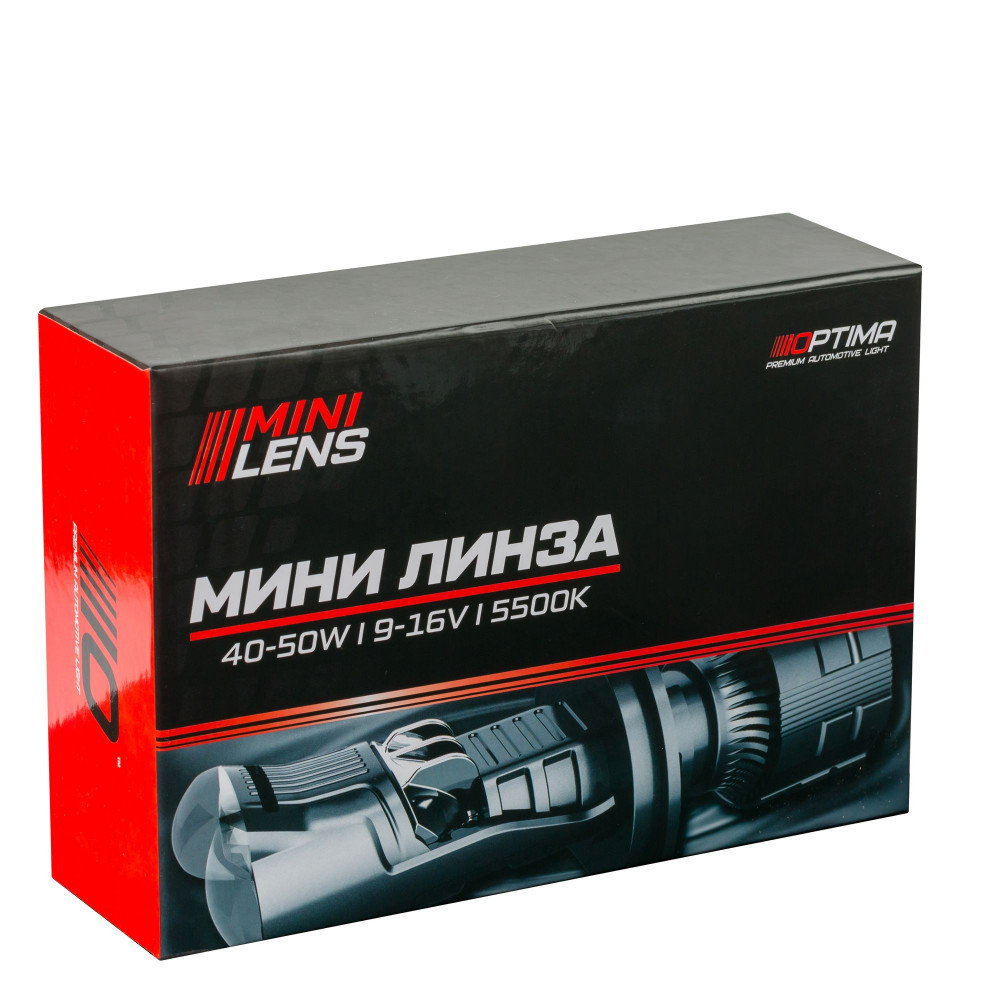 OPTIMA | ML-H4-40 | H4 Мини-линза 40Вт, 12В, 5500K, комп 2 шт. | превью 3