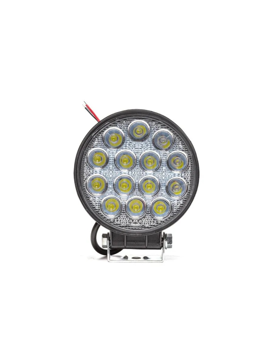 Автоэлектрика| AE42R-14LED-42HC |Фара светодиодная,круглая,115*42*142,,42Вт,10-30V,1шт | превью 1