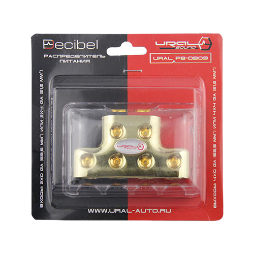 Ural | PB-DB09 | Дистрибьютер вход 2x4 Ga,  выход 2x8 Ga   | превью 3
