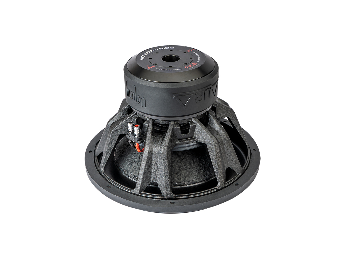 AurA | VENOM-15.D2 | 15" (38cm), 3" (2+2 Ом), 1501/3001w, 219 Oz, 88.3db | 4