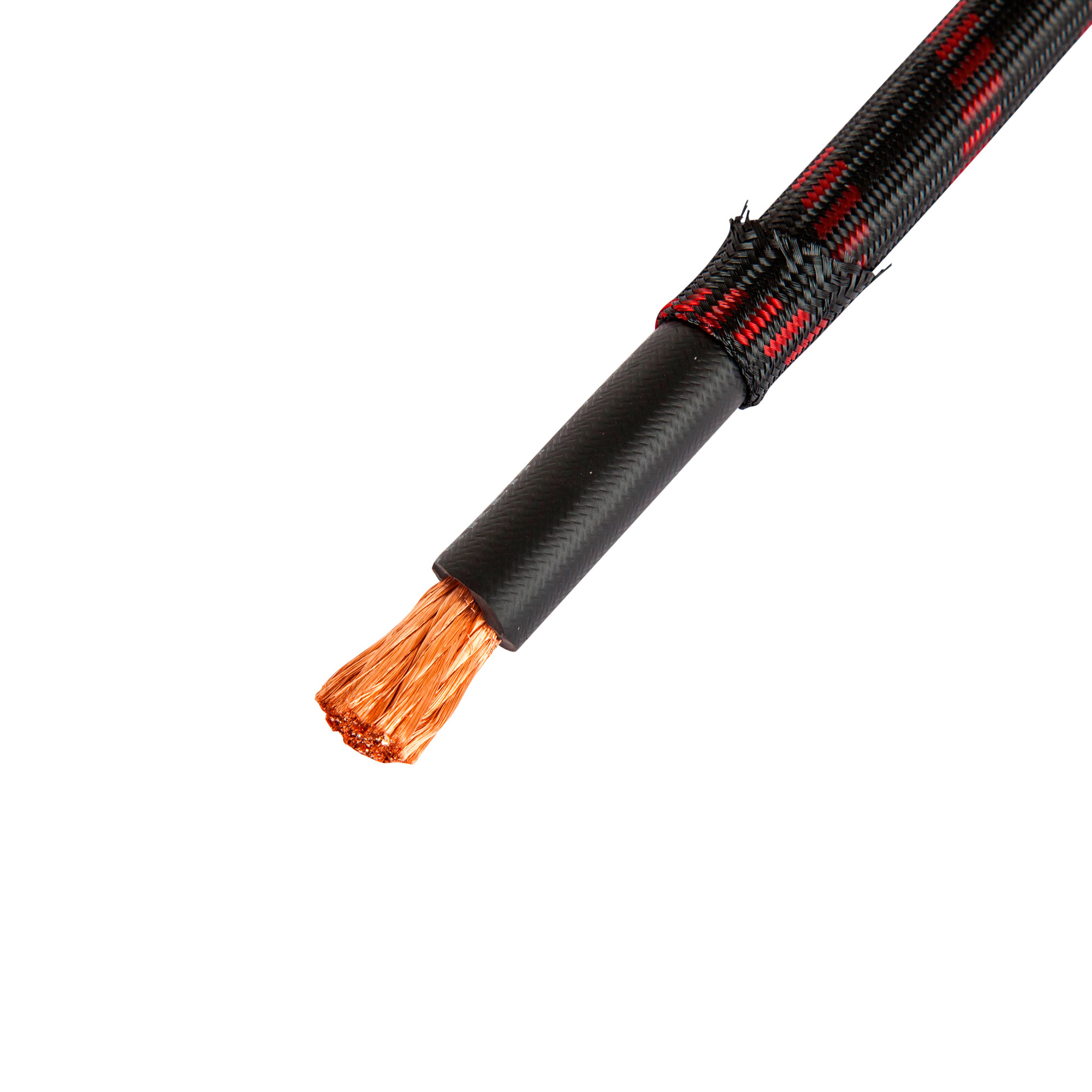 KICX | PRO-SCPPC215 | OFC  2GA МЕДЬ 30 кв. мм в черно-красной оплетке  БУХТА 15м., цена за БУХТУ | превью 3