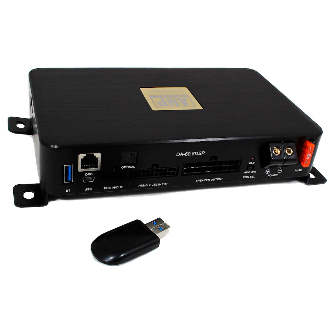 AMP by A.Vakhtin | DA-60.8DSP EUPHORIA | 8 канальный усилитель со встроенным 10 канальным DSP 8х60 | превью 3