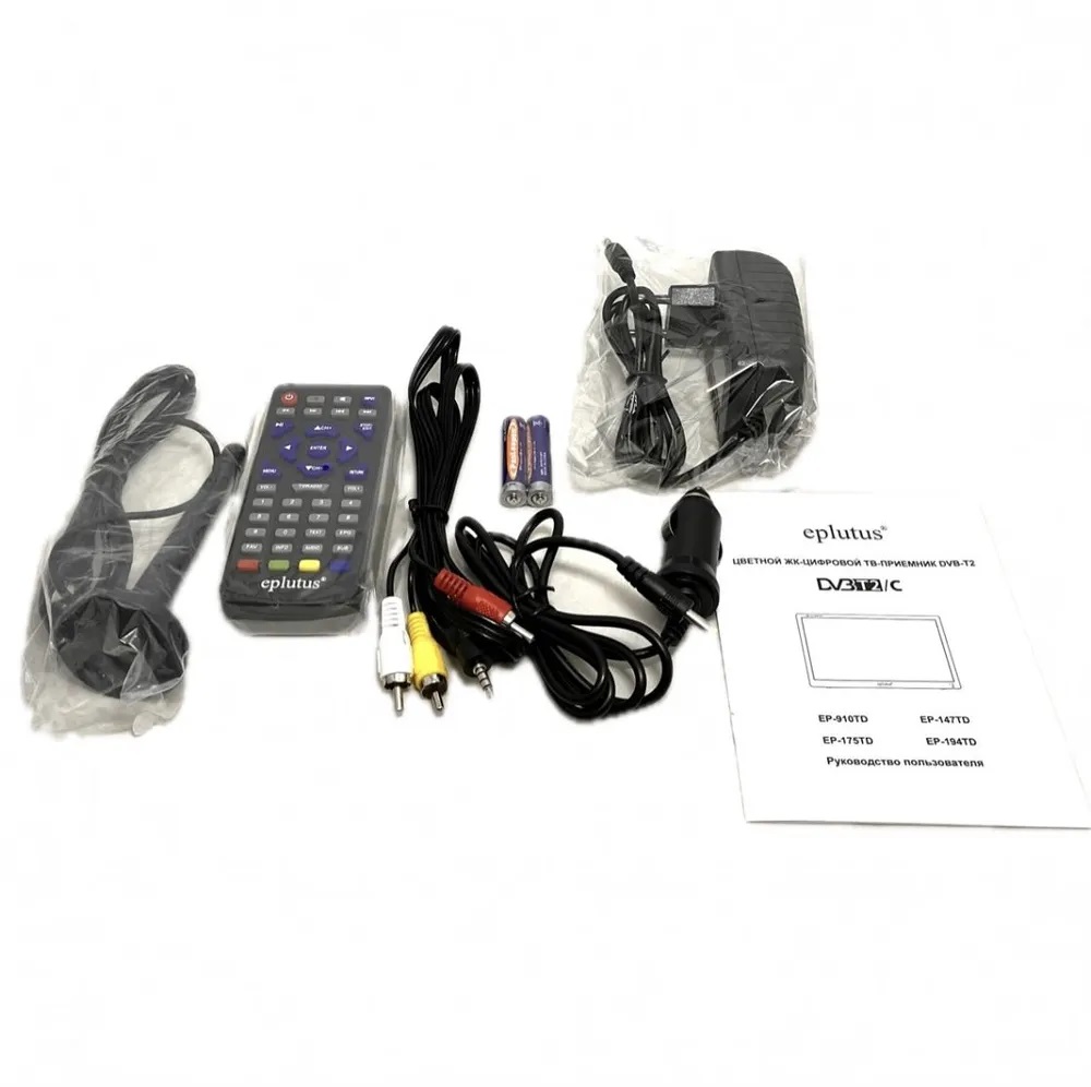 Eplutus | EP-910TD Black | 9" встроенный DVB-T2, USB, внутренний аккумулятор | 3