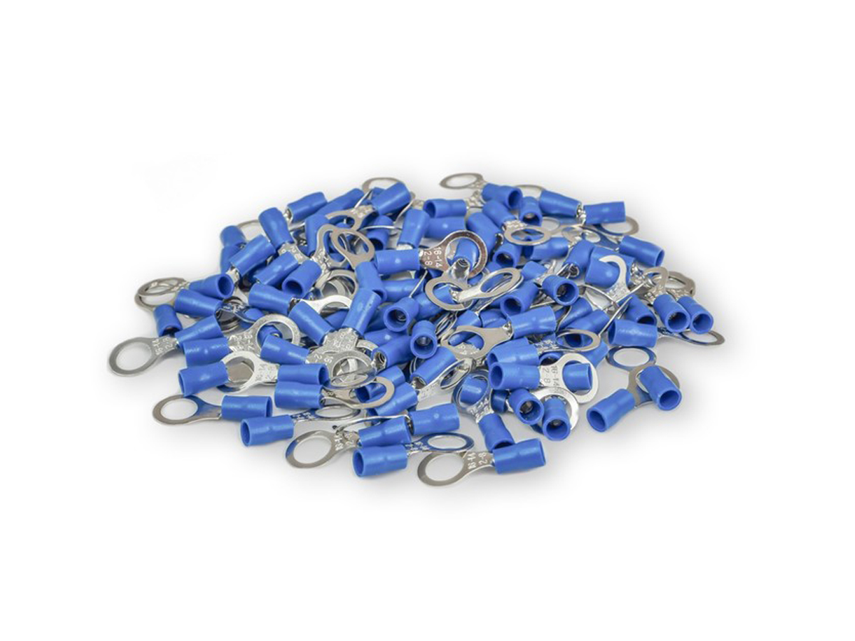 AurA | ATR-2585 | Клемма кольцевая, синяя, 8,5 мм, диаметр кабеля: 1,5 - 2,5 mm, уп. 100шт. | превью 2
