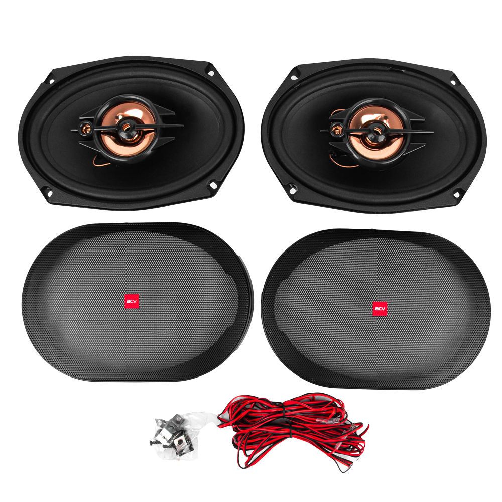 ACV | PB-693G| 6/9 /3-х полосная/ 80Вт/бумага | 4