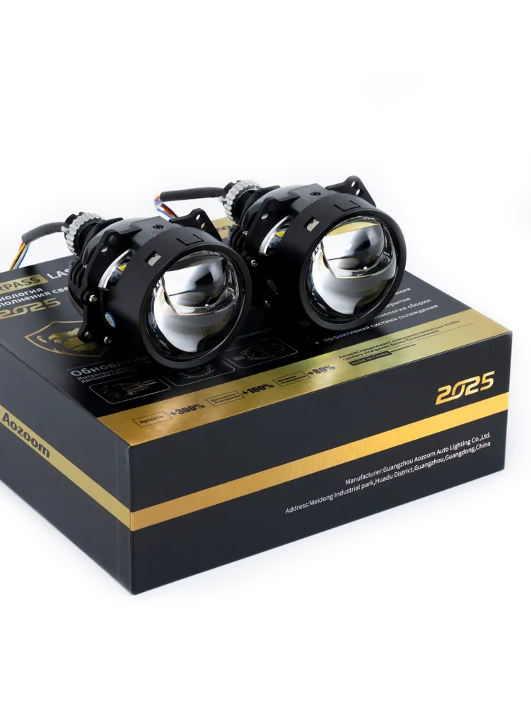 AOZOOM | BLACK KING KONG Z1 PRO | Bi-LED модули 12V, 3", 5500K , 55W/75W, КОМП. 2 ШТ.| 5