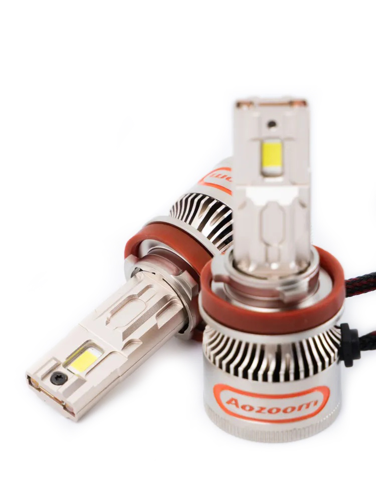 AOZOOM | P10 H11 | с вентилятором , 5500K , 12V, 55 Вт, 3500 Lm комплект 2 шт. | 1