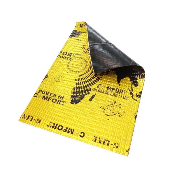 Comfort | Gold G4 | Вибродемпфер с повышенной адгезией 4мм,мастика+фольга, лист 0.5x0.7m,уп.10л | 2