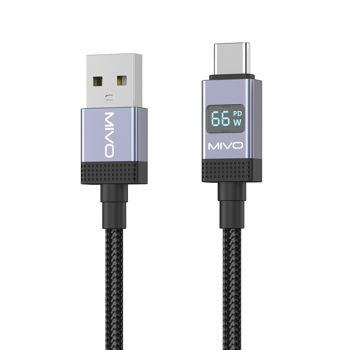Mivo | MX-38T | Кабель Type-C - USB 2.4 А 1 м | 1
