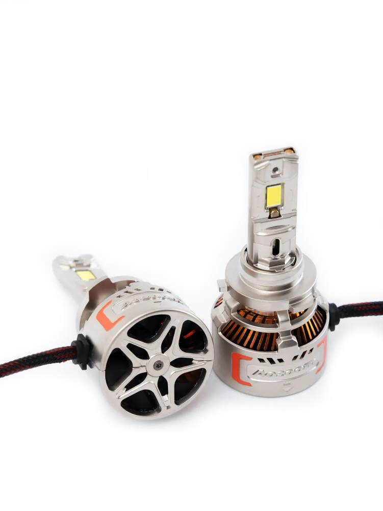 AOZOOM | P13 HB3/4 | с вентилятором , 5500K , 12V, 120 Вт, 11000 Lm комплект 2 шт. | 1