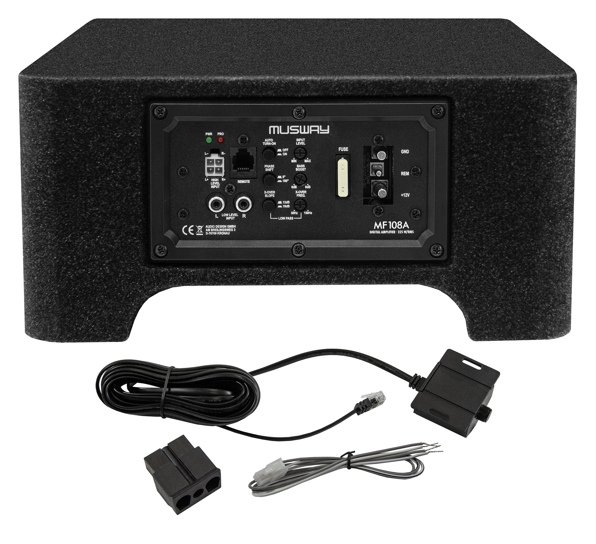 MUSWAY | MF108A | Активный сабвуфер 8"  | 4