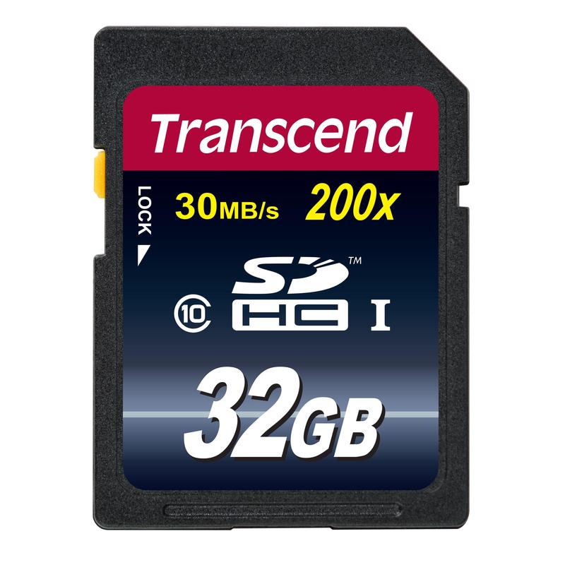 Transcend | SD 32Gb TS32GSDHC10 | Карта памяти SD 32Gb , Class 10 | превью 2