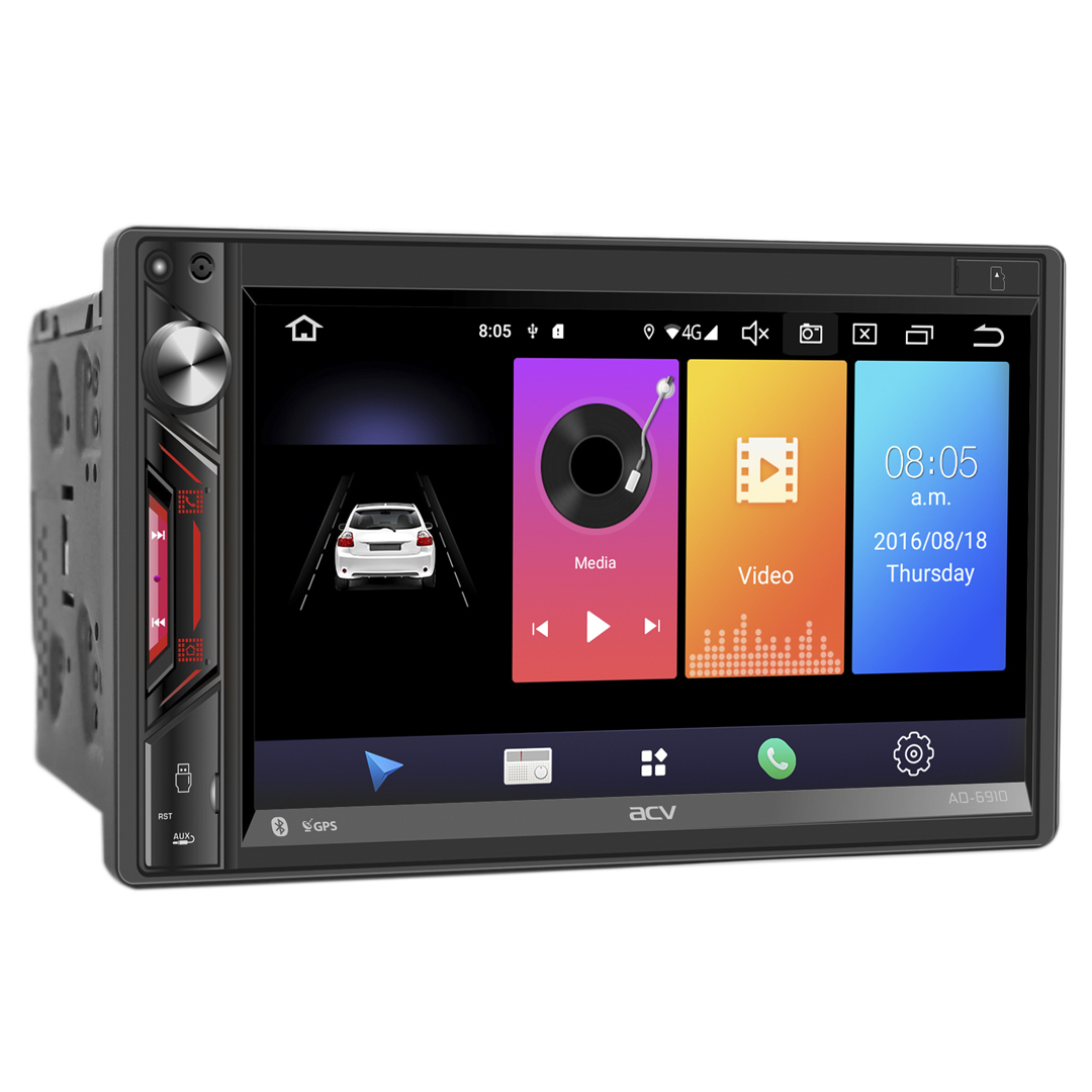 ACV | AD-6910| 2din 6.9"/Android9/1024*600/2+32Гб/FM/AM/USB/RDS/SD/4*50/BT/GPS/4G | превью 1