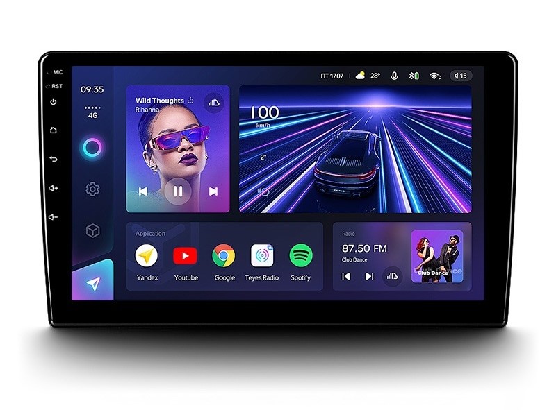 TEYES | CC3 10" 4-32 | Android 10.0, 8 ядер  дисплей 10 " Wi-Fi, 2DIN,  USB, BT, память 3-32 Гб| превью 1