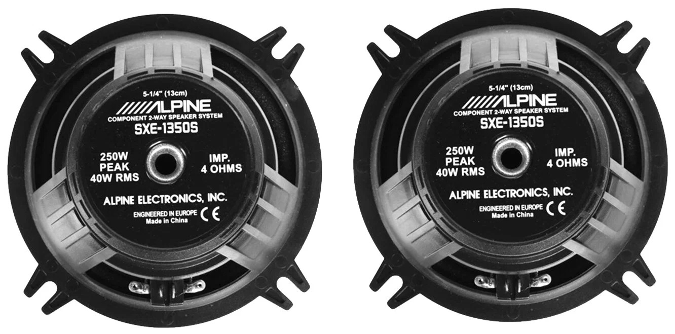 Alpine | SXE-1350s | V /  13 см. компонент. 250MAX/40RMS | превью 2