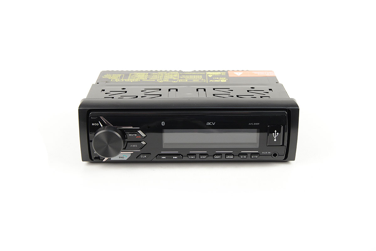 # ACV | AVS-811 BG | USB/SD /FM/AUX 2RCA/ВЕ сьемная панель, янтарная подсветка | 2