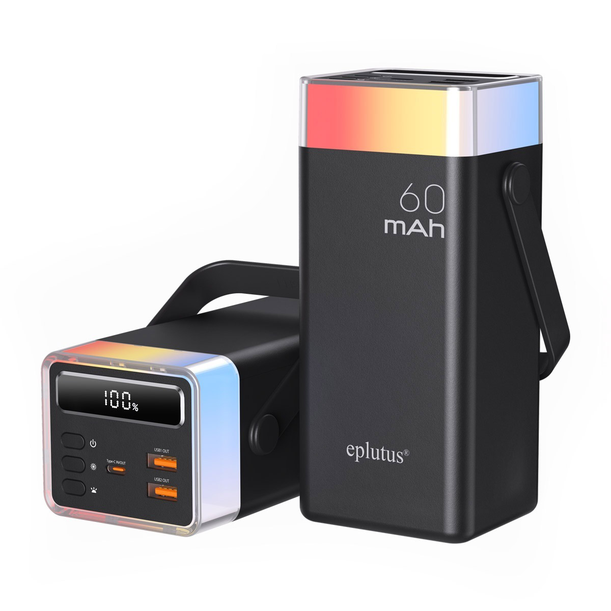 Mivo | EB-603Q | Power Bank 60000 мА⋅ч для зарядки телефонов, смартфонов, Индикатор заряда | 1