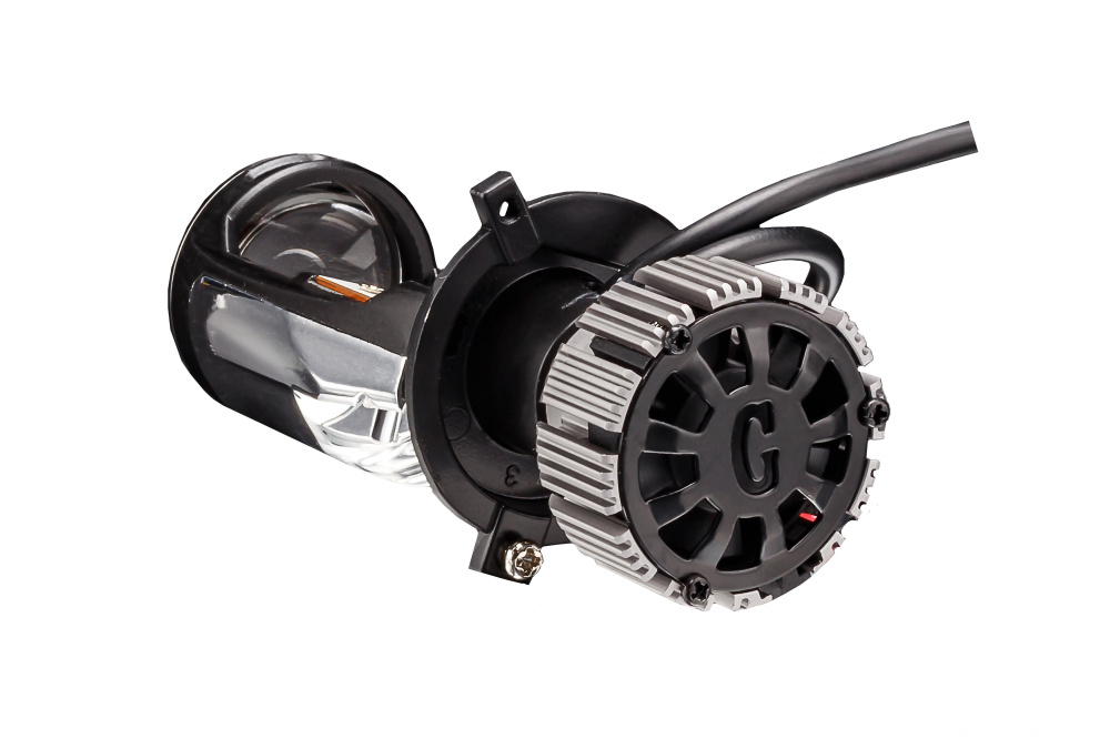 Clearlight  | Линза Bi-LED H4 MINI вентилятор 2 шт  | Ближний 6000 LM,Дальний 8000 LM | превью 2