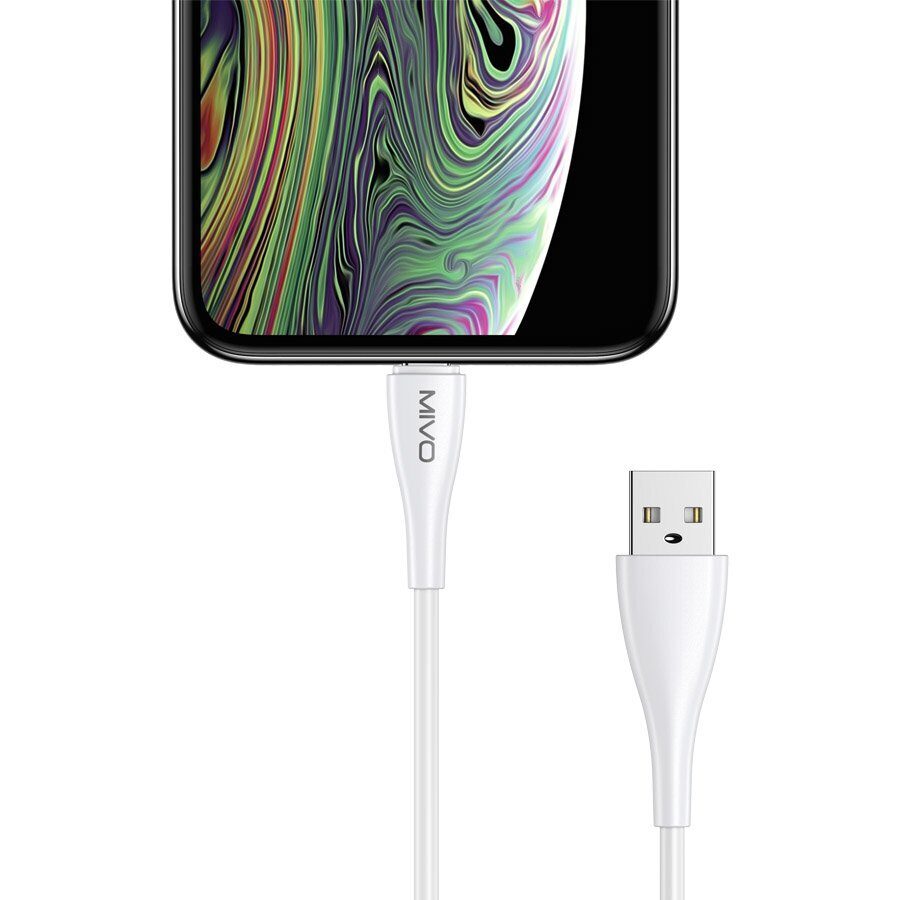 Mivo | MX-21L | Кабель Lighting Mivo - USB 2.4 А  1 м  | превью 2
